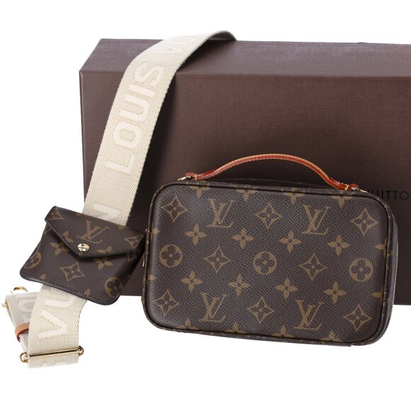 Louis Vuitton Utility Crossbody Monogram Shoulder Bag M80446 w Pouch - Picture 3 of 8